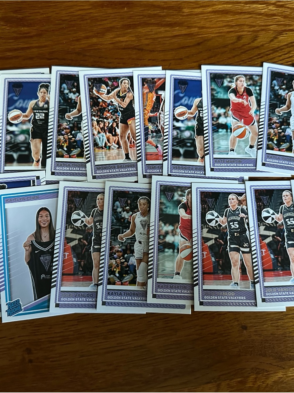 Panini Basketball Trading Cards - Blue, Purple, White